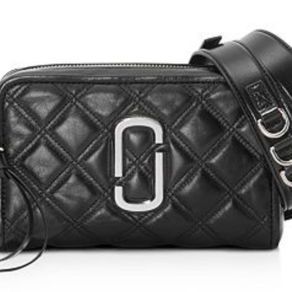 Marc Jacobs Quilted Softshot Crossbody Bag - Black Crossbody Bags, Handbags  - MAR173729